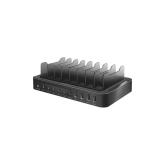 Statie de incarcare Logilink PA0327, 4x USB-A, 6x USB-C, Black