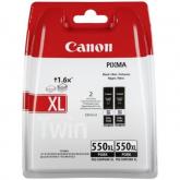Pack 2 Cartuse Canon PGI-550XL BK 6431B005