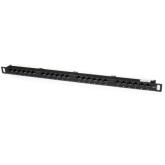 Patch Panel Startech PANELHU24, 19inch, 0.5U, 24 porturi, Cat5e, UTP, Black