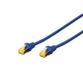 Patch Cord ASSMANN, Cat6a, S/FTP, 3m, Blue