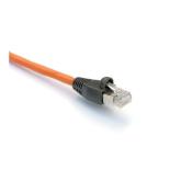 Patch Cord Nexans N11A.U1F010OK, Cat 6a, Ecranat, 1m, Orange