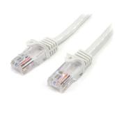 Patch Cord Startech 45PAT50CMWH, Cat5e, UTP, 0.5m, White