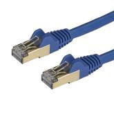 Patch Cord Startech 6ASPAT1MBL, Cat6a, STP, 1m, Blue