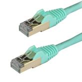 Patch Cord Startech 6ASPAT2MAQ, Cat6a, STP, 2m, Aqua