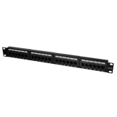 Patch Panel Logilink NP0027, 19inch, 24x porturi, Black