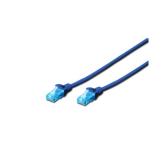 Patchcord Digitus DK-1512-010/B, UTP, CAT5e, 1m, Blue