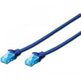 Patchcord Digitus Premium, U/UTP, CAT5e, 2m, Blue