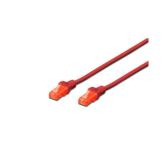 Patchcord Digitus Premium, U/UTP, CAT6, 1m, Red