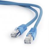 Patchcord Gembird RJ45, Cat. 6A, S/FTP, 0.25m, Blue