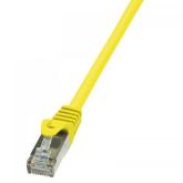 Patchcord LOGILINK, Cat.6 F/UTP EconLine, 0,5m, yellow