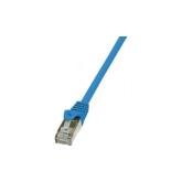 Patchcord Logilink, Cat5e, F/UTP, 0.25m, Blue