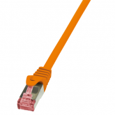 Patchcord Logilink, Cat6, S/FTP, 0.25m, Orange