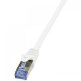 Patchcord Logilink, Cat6A, S/FTP, 10m, White