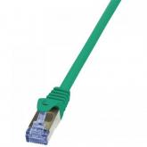 Patchcord Logilink, Cat6A,  S/FTP, 1m, Green