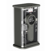 Baterie portabila Gembird Transparent, 9000mAh, 1 x USB-C, 1 x USB, Black