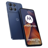 Telefon Mobil Motorola Moto G15, Dual SIM, 6.72 inch, 128GB, 8GB RAM, 4G, Sea Blue