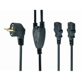 Cablu alimentare Gembird PC-186-ML6, C13, 2 m, Black