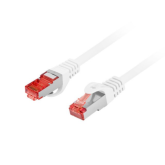 Patch Cord Lanberg PCF6-10CU-0025-W, S/FTP, Cat6, 0.25 m, White
