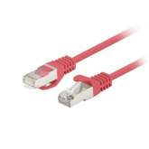 Patch Cord Lanberg PCF6-20CC-0100-R, Cat.6, FTP, 1 m, Red, 10buc