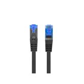 Patch Cord Lanberg PCF6A-10CC-0025-BK, S/FTP, Cat. 6a, 0.25 m, Black