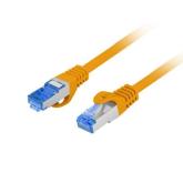 Patchcord Lanberg PCF6A-10CC-0200-O, Cat.6A, S/FTP, 2m, Orange