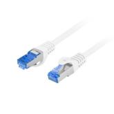 Patchcord Lanberg PCF6A-10CC-0200-W, Cat.6A, S/FTP, 2m, White