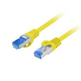 Patchcord Lanberg PCF6A-10CC-0200-Y, Cat.6A, S/FTP, 2m, Yellow