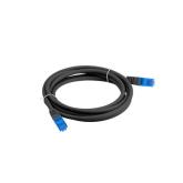 Patchcord Lanberg PCF6A-10CC-0300-BK, Cat6a, S/FTP, 3m, Black