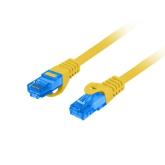 Patch Cord Lanberg PCF6A-10CC-0300-Y, S/FTP, CAT6a, 3m, Yellow