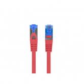 Patchcord Lanberg PCF6A-10CC-1000-R, Cat6a, S/FTP, 10m, Red