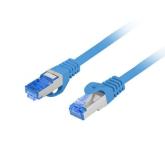 Patchcord Lanberg PCF6A-10CC-1500-B, Cat6a, S/FTP, 15m, Blue