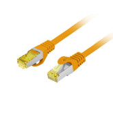 Patch Cord Lanberg PCF6A-10CU-0025-O, S/FTP, Cat6a, 0.25 m, Orange