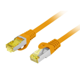 Patch Cord Lanberg PCF6A-10CU-0200-O, S/FTP, CAT.6A, 2 m, Orange