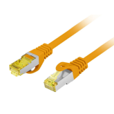 Patch Cord Lanberg PCF6A-10CU-0500-O, S/FTP, CAT.6A, 5 m, Orange