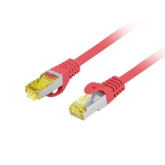 Patch Cord Lanberg PCF6A-10CU-1000-R, S/FTP, Cat6a, 10 m, Red