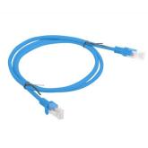 Patchcord Lanberg PCU5-10CC-0100-B, Cat5e, UTP, 1m, Blue