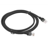 Patchcord Lanberg PCU5-10CC-0100-BK, Cat5e, UTP, 1m, Black