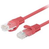 Patch Cord Lanberg PCU5-20CC-0300-R, U/UTP, Cat. 5e, 3 m, Red, 10 bucati