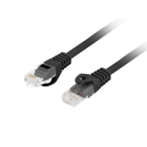 Patch Cord Lanberg PCU6-10CC-1500-BK, UTP, Cat.6, 15 m, Black