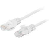 Patch Cord Lanberg PCU6-20CC-0300-W, U/UTP, Cat. 6, 3 m, White, 10 bucati