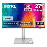 Monitor LED Benq, PD2730S, 27 inch, 5120 x 2880 pixeli, 5 ms GTG, White Silver