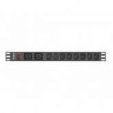 PDU Lanberg PDU-02I1908I-0200-C20-BK, 2x C19, 8x C13, Black