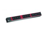 PDU Bachmann 800.2332, 8x C13, 3x 19, 2m, Grey-Black