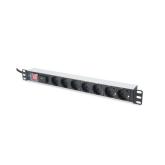 PDU Digitus DN-95407, 7x Schuko, Black