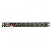 PDU Gembird EG-PDU-014, 8x Schuko, Black