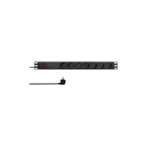 PDU Logilink PDU7C02, 7 x Schuko, 2 m, Black