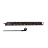 PDU Logilink PDU8C04, 8 x Schuko, 2 m, Black