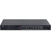 Switch Dahua PFS4226-24GT-370, 24 porturi, PoE