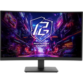 Monitor LED Curbat ASRock Phantom Gaming PG27QRT1B, 27inch, 2560x1440, 1ms, Black