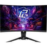 Monitor LED Curbat ASRock Phantom Gaming PG27QRT2A, 27inch, 2560x1440, 1ms, Black